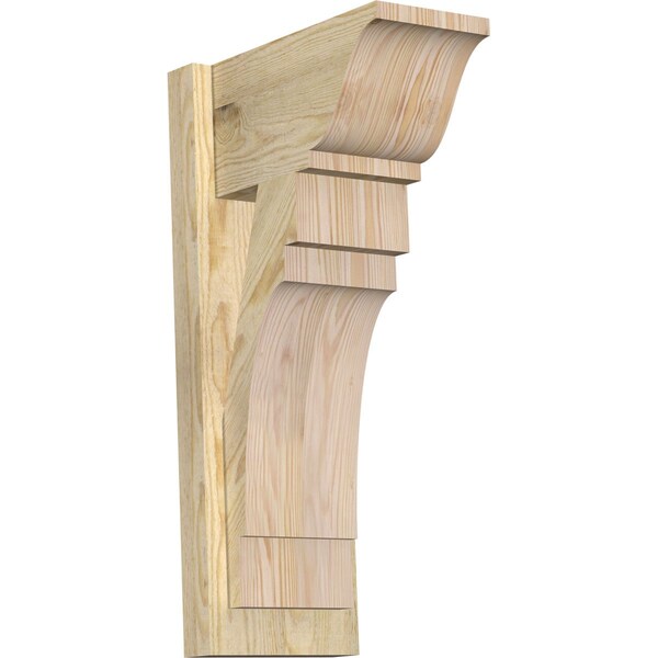 Ekena Millwork Merced Traditional Rough Sawn Outlooker, Douglas Fir, 8"W x 14"D x 26"H OUT08X14X26MRC01RDF - main